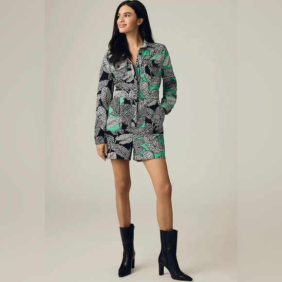 FARM Rio foliage romper, XS. - Picture 1 of 10